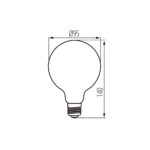Kanlux 39087 LED източник на светлина XLED G95C 10.5W-NW
