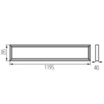 Kanlux 39173 LED панел за открит монтаж BLINGO U SR BLINGO U 34W SR 120NW