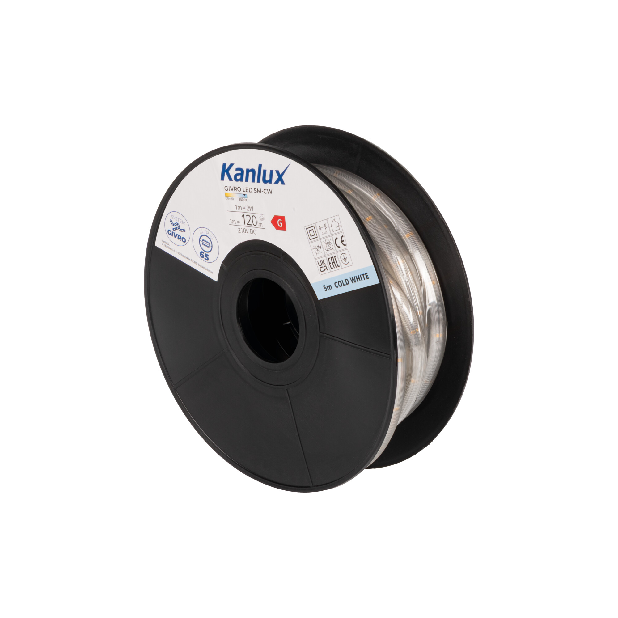 39192.jpg Kanlux 39192 Светлинен маркуч GIVRO LED 5M-CW