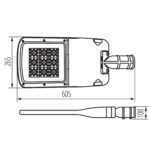 Kanlux 39282 Улично LED осветително тяло PRO-S M 80W NW