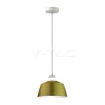 V-TAC VT-3936 7W LED Пендел Акрил Златен Абажур 25x19 Топло Бяла Светлина