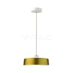 V-TAC VT-3938 7W LED Пендел Акрил Златен Абажур 34x19 Топло Бяла Светлина