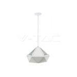V-TAC VT-3948 Пендел Пастел Призма Бял 310 x 180 мм