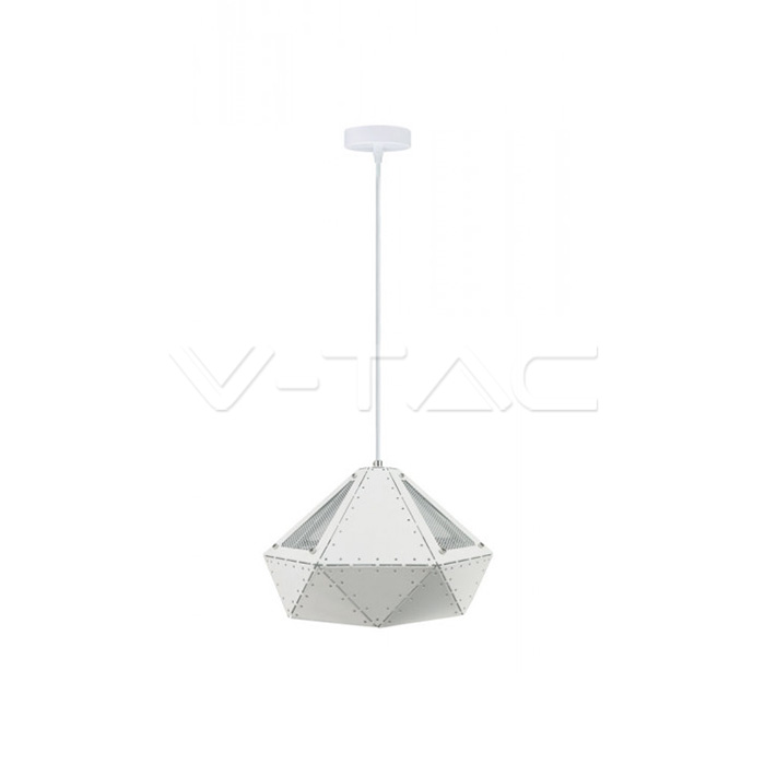 3948.jpg V-TAC VT-3948 Пендел Пастел Призма Бял 310 x 180 мм