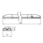 Kanlux 39503 линейно LED осветително тяло NOBEN CCT NOBEN M18W-60-CCT