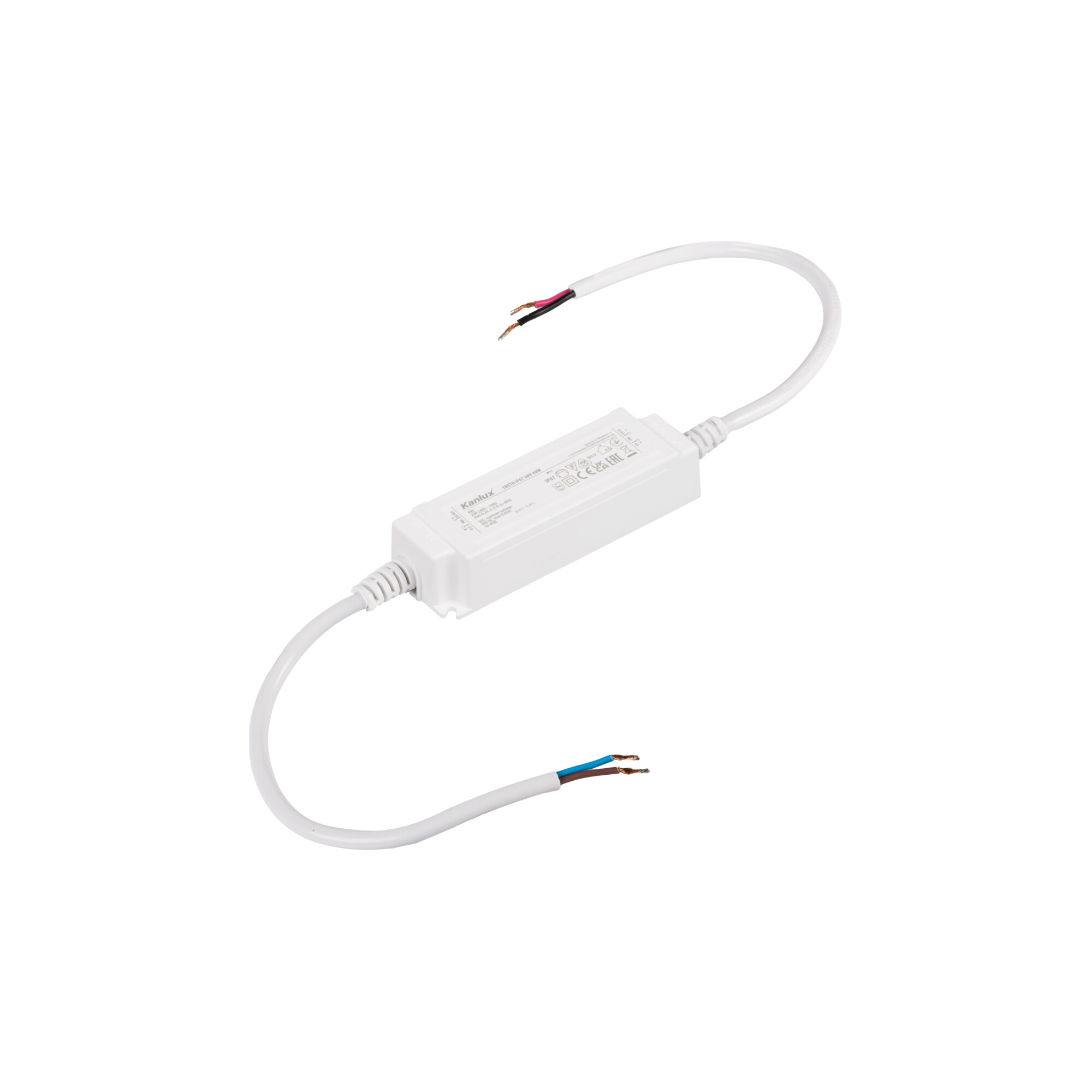 39509.jpg Kanlux 39509 Захранващо устройство CV TRETO IP67 48V 40W