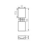 Kanlux 39528 Съединителен елемент за LED ленти CON P 10 CCT/D CPC