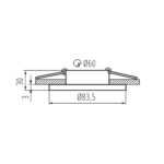 Kanlux 39541 Пръстен на точково осветително тяло TALU IP44 DSO-B