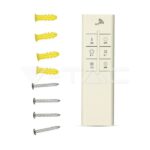 V-TAC VT-3973 80W Двоен Пендел D:750*750*125 3000K Димиращ Бял