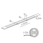 Kanlux 39770 LED лента LCOB 8W/M 12V LCOBB 8W/M 12 IP65-WW