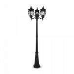Maytoni O414FL-03BZ Градинска лампа стълб Fleur 3xE27 220V IP44