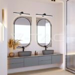 V-TAC VT-405831 10W LED Лампа Осветител За Огледало Черен 3000К