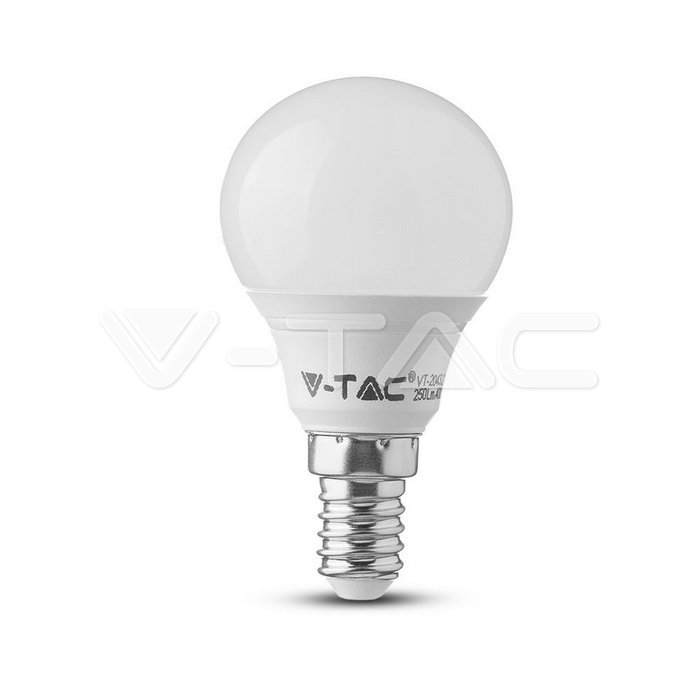 4123.jpg V-TAC VT-4124 LED Крушка 4W E14 P45 Бяла Светлина