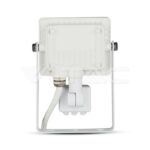 V-TAC VT-435 10W LED Прожектор Сензор SAMSUNG Чип Бяло Тяло 6400K