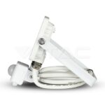 V-TAC VT-435 10W LED Прожектор Сензор SAMSUNG Чип Бяло Тяло 6400K