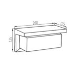 Kanlux 45816 Фасадно осветително тяло LERTO E27 LERTO EL E27 B