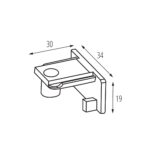 Kanlux 45897 Аксесоари за еднофазна релсова система TEAR 1F EPLUG W