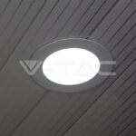V-TAC VT-4744 12W LED Панел Стъклено Тяло Кръгъл Модул Топло Бяла Светлина