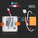 V-TAC VT-4948 15W LED Slim Панел Квадрат Бяла Светлина