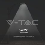 V-TAC VT-5503 40W Улична Лампа Соларна Черно Тяло 4000К 120lm/W