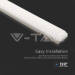V-TAC VT-6500 LED Влагозащитено Тяло Солар 1200mm 18W 3 в 1 Дистанционно Сензор IP65