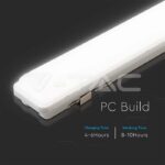 V-TAC VT-6500 LED Влагозащитено Тяло Солар 1200mm 18W 3 в 1 Дистанционно Сензор IP65