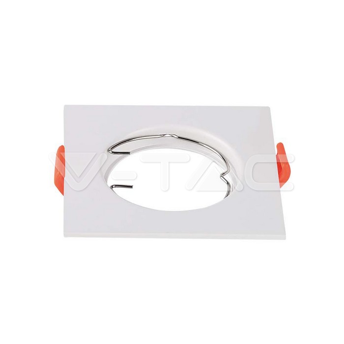6642.jpg V-TAC VT-6642 GU10 Корпус Квадрат Бял