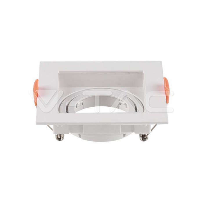 6656.jpg V-TAC VT-6656 GU10 Корпус Квадрат Бял