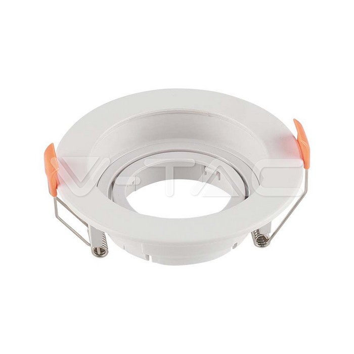 6658.jpg V-TAC VT-6658 GU10 Корпус Кръг Бял
