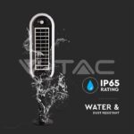 V-TAC VT-6665 5W LED Соларно Градинско Тяло Сензор 4000К