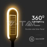V-TAC VT-6665 5W LED Соларно Градинско Тяло Сензор 4000К