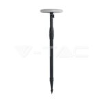 V-TAC VT-6668 3W LED Соларно Градински Тяло Черно Бяло Тяло 3000K 2бр.