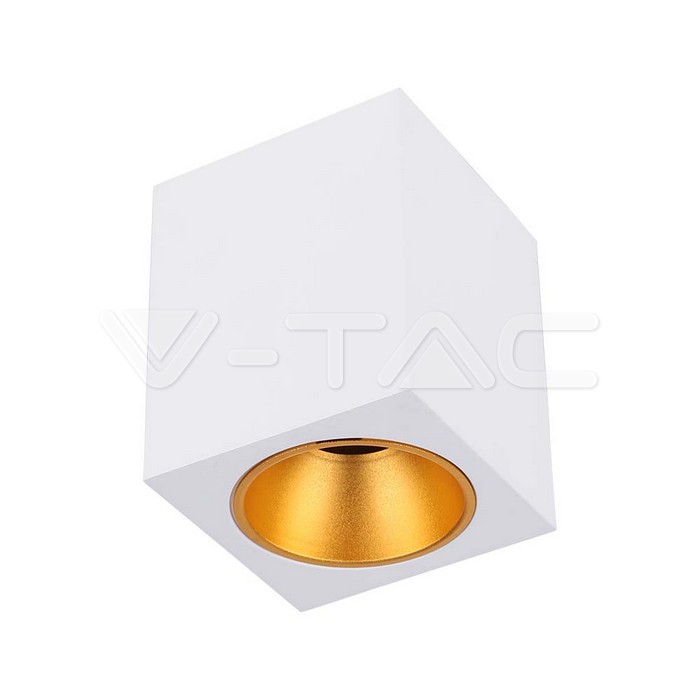 6692.jpg V-TAC VT-6692 Външен Корпус GU10 Квадрат Бял