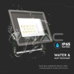 V-TAC VT-6728 10W LED Прожектор SMD F-Series Черно Тяло 4000K