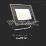 V-TAC VT-6728 10W LED Прожектор SMD F-Series Черно Тяло 4000K