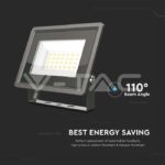 V-TAC VT-6739 20W LED Прожектор Черно Тяло 6500K