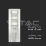 V-TAC VT-6758 40W Улична Лампа Соларна 6400К