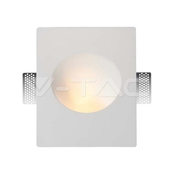 V-TAC VT-6771 GU10 Корпус Гипсов Отливка Кръг