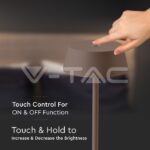 V-TAC VT-6821 2W LED Настолна Лампа Бежово IP54 3000K