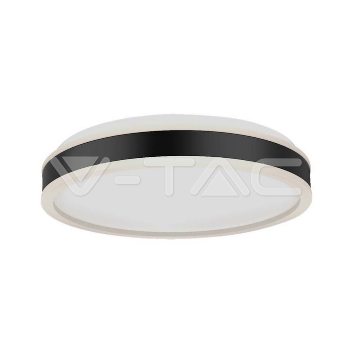 6911.jpg V-TAC VT-6911 LED Осветител 42W Плафон 4000K Кръг Черен Димиращ