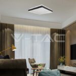 V-TAC VT-6914 LED Осветител 38W Плафон 4000K Квадрат Черна Рамка
