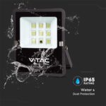 V-TAC VT-6964 6W LED Соларен Прожектор 6400К