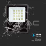 V-TAC VT-6969 15W LED Соларен Прожектор 4000К