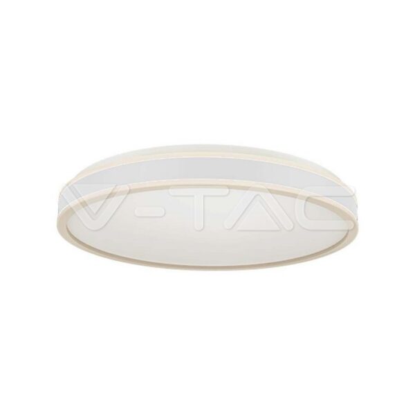 V-TAC VT-6987 LED Осветител 18W Кръг за Таван Бяла Рамка 4000K Димиращ