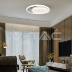 V-TAC VT-6995 LED Осветител 24W Плафон 4000К Бял Двоен Кръг