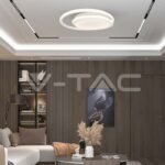 V-TAC VT-6995 LED Осветител 24W Плафон 4000К Бял Двоен Кръг