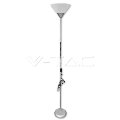 7056-small.png V-TAC VT-7056 Лампион 60W Е27 Сребърно Тяло