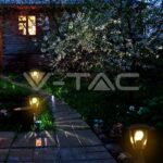 V-TAC VT-7057 Градиснки Стълб 30см E27 Черен IP44