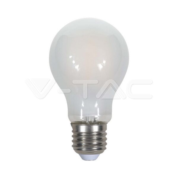 V-TAC VT-7178 LED Крушка 5W Filament E27 A60 Матирано Покритие Топло Бяла Светлина