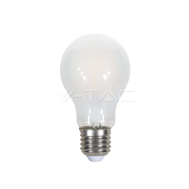 71811.jpg V-TAC VT-71811 LED Крушка 7W Filament E27 A60 A++ Кръст Матирано Покритие Топло Бяла Светлина